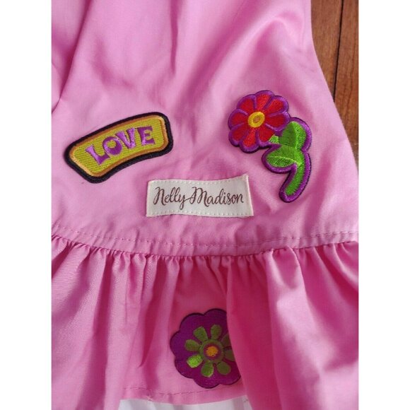 Nelly Madison Patches Dress With Bloomers Size 4 - Picture 2 of 6